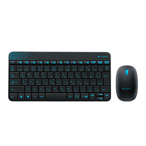 Combo Logitech | MK240 | радио | 1000 DPI | беспроводная USB | L920-008213 Blue