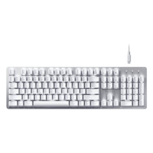 RAZER Pro Type - White Wireless Keyboard, US (Orange switch)