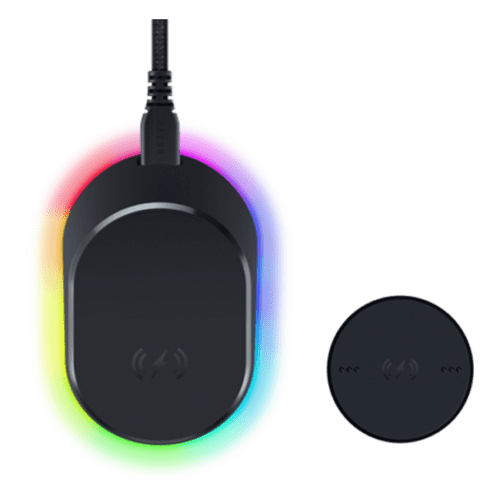 RAZER MOUSE DOCK PRO + Wireless Charging Puck Bundle