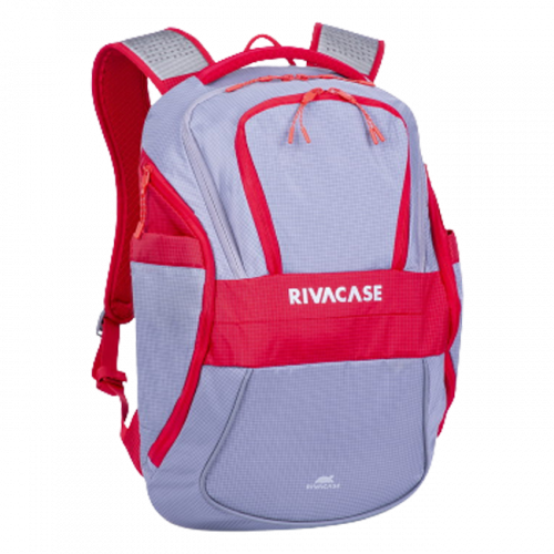 RIVACASE 5225 grey/red 15.6'' 20L Laptop backpack / 6
