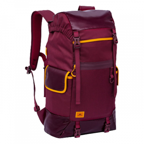 RIVACASE 5361 burgundy red 17.3'' 30L Laptop backpack / 4