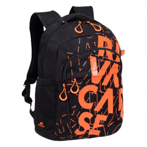 RIVACASE 5430 black/orange 30L Urban backpack / 6