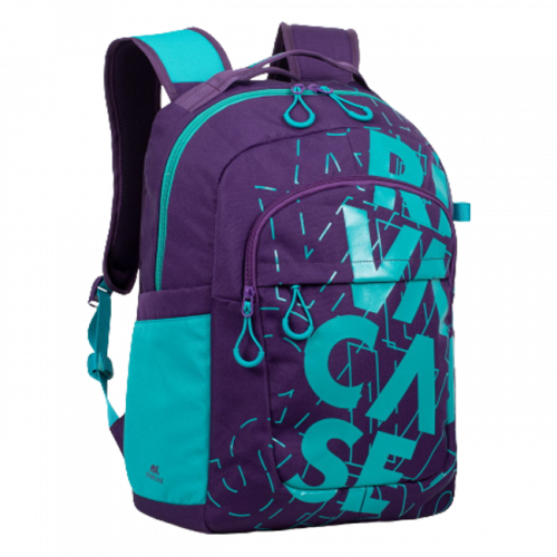 RIVACASE 5430 violet/aqua 30L Urban backpack / 6