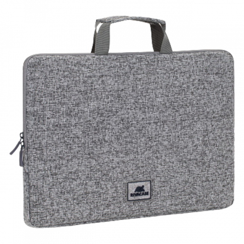 RIVACASE 7915 light grey 15.6" Laptop sleeve with handles / 12