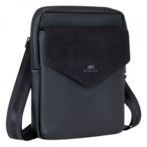 RIVACASE 8511 black 11" Canvas Crossbody bag / 6