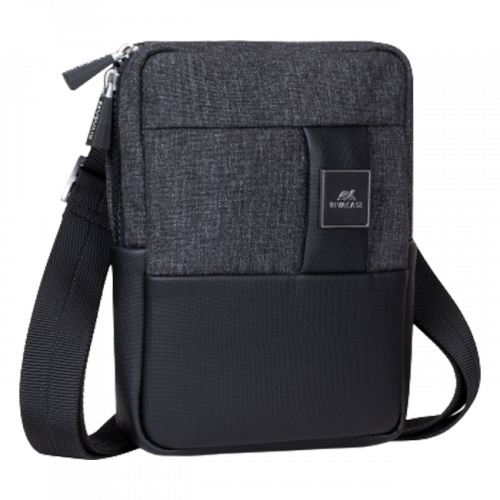 RIVACASE 8810 black melange 8" Crossbody bag for Tablets / 12
