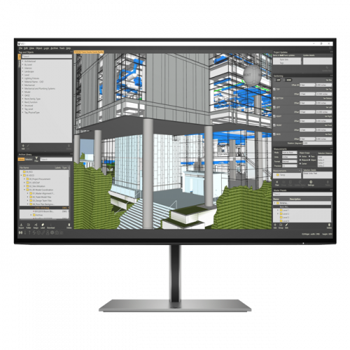 HP - 24" Z24n G3 Monitor, IPS, 4mc, 60Hz, FHD (1920x1080), HDMI, DisplayPort, Silver