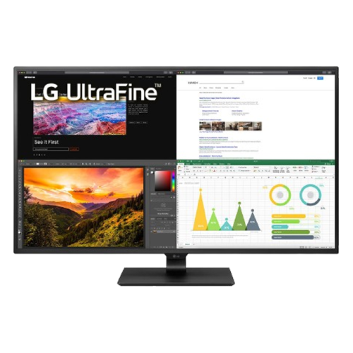 LG - 43" 43UN700-B 4K Monitor, IPS, 8mc, 60Hz, UHD (3840x2160), HDMI+Display Port, Type-C, Black