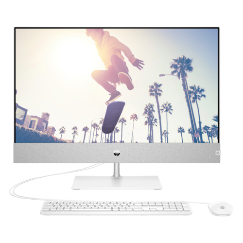 HP Pavilion 27-ca0001ci (221) (AMD RYZEN 5 5500U/ DDR4 8GB 3200/ SSD 512GB/ 27" FHD IPS/ AMD Radeon™ Graphics/ No DVD/ key + mouse/ DOS/ RU)