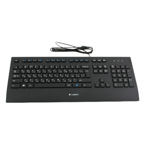 LOGITECH K280e Corded Keyboard - BLACK - USB - RUS - B2B