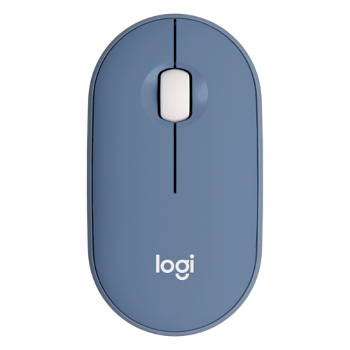 LOGITECH M350 Pebble Bluetooth Mouse - BLUEBERRY