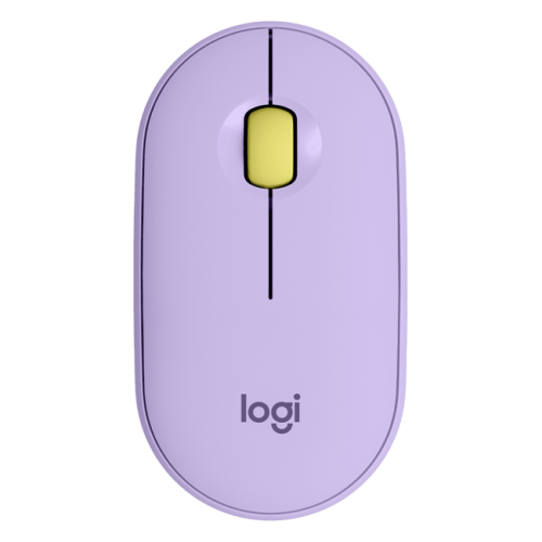 LOGITECH M350 Pebble Bluetooth Mouse - LAVENDER LEMONADE