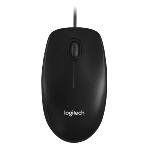 LOGITECH Mouse M100 - BLACK - USB - EMEA-914 - AKOYA HANGTAB BOX M100