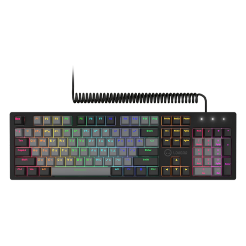 LORGAR Azar 514, Wired mechanical gaming keyboard, RGB backlight, black