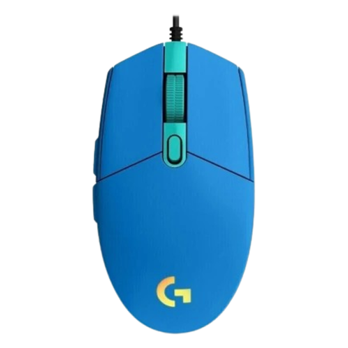LOGITECH G203 LIGHTSYNC Corded Gaming Mouse - BLUE - USB