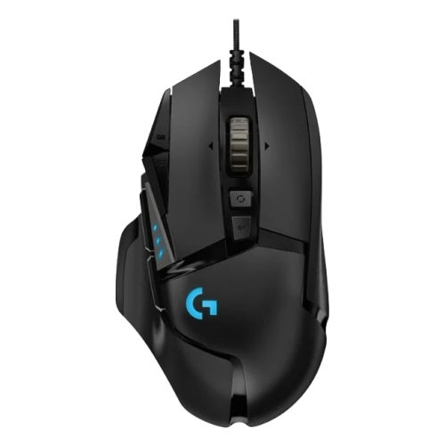 LOGITECH G502 Corded Gaming Mouse - HERO - BLACK - USB - EER2