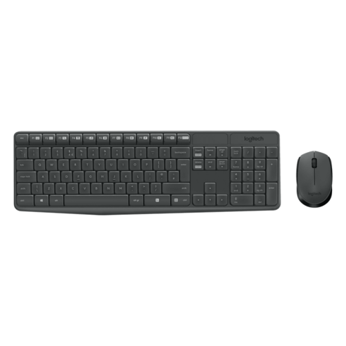 LOGITECH MK235 Wireless Combo - GREY - RUS