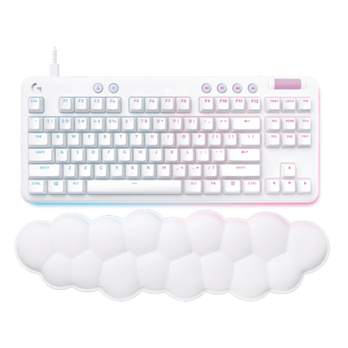 LOGITECH G713 Gaming Keyboard - OFF WHITE - US INT'L - USB - INTNL-973 - TACTILE
