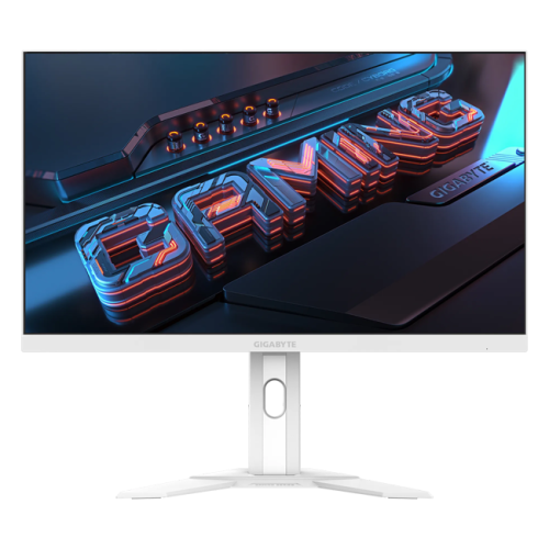 Gigabyte - 27" M27QA ICE EK  Gaming Monitor, IPS, 180hz, 1mc, QHD (2560x1440) 2K, HDMI, DisplayPort, Type-C, White