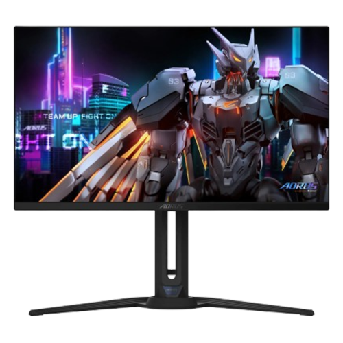 Aorus - 27" FO27Q2 EK OLED Gaming Monitor, OLED, 240Hz, 0,03mc, QHD (2560x1440), 2K, HDMI, DisplayPort, Type C, RGB, Black