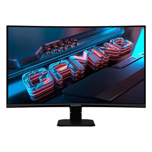 Gigabyte - 27" GS27QC-EK Curved Gaming Monitor, VA, 165hz, 1mc, QHD (2560x1440) 2K, HDMI, DisplayPort, Black