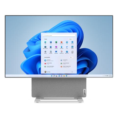 Lenovo Yoga AIO 7 27ARH7 (AMD Ryzen 7-6800H/ DDR4 32GB/ SSD 1TB Gen4/ 27" UHD (3840x2160) IPS/ 8GB AMD Radeon RX 6600M/ No DVD/ Keyboard + mouse/ RU) Cloud Grey