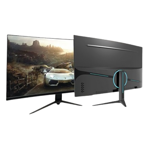 ZIFFLER 27GM100 27" Curved monitor (HDMI+VGA+DC) VA panel 100hz R1800 RGB  stand