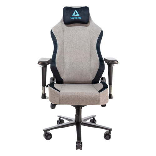 Игровое кресло TACTICRIG PANTHER PRO PLUS - CHARCOAL/BLACK SOFT FABRIC