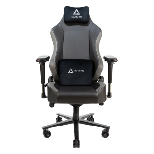 Игровое кресло TACTICRIG PANTHER PRO - BLACK/GREY PU LEATHER