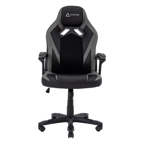 Игровое кресло TACTICRIG FOX - BLACK/GREY PU LEATHER