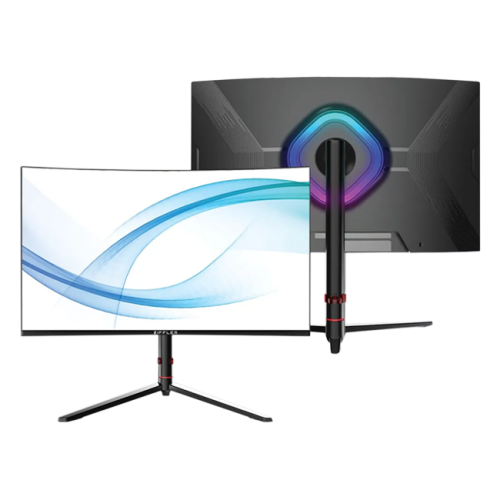 ZIFFLER 27ZG180-27" Curved Gaming monitor (HDMI+DP+TYPEC-C) VA  panel 180hz RGB HAS stand DP Cable