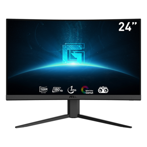 MSI - 24" G24С4 E2 Gaming Monitor, IPS, 1mc, 180hz, FHD (1920x1080), HDMI+DP, Black