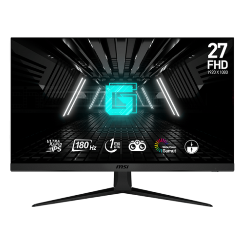 MSI - 27" G2712F Gaming Monitor, IPS, 1mc, 180hz, FHD (1920x1080), HDMI+DP, Black