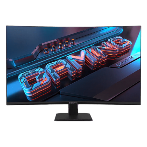 Gigabyte - 32" GS32QCA-EK Curved Gaming Monitor, VA, 180hz, 1mc, QHD (2560x1440), 2K, HDMI, DisplayPort, Black