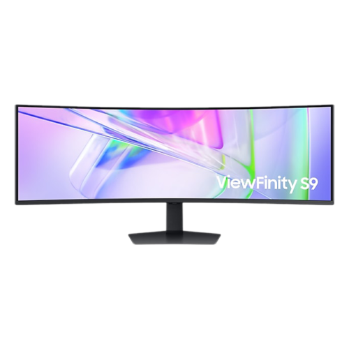 Samsung - 49" ViewFinity LS49C950UAIXCI Curved Monitor, VA, 5мс, 120Hz, DQHD (5120x1440), HDMI+DP+Type-C, Black